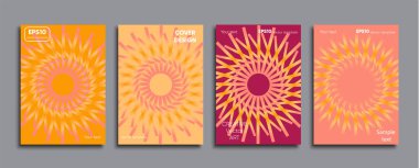 Yaratıcı renkli kapak. Kapak tasarımı.