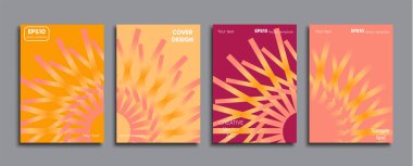 Yaratıcı renkli kapak. Kapak tasarımı.