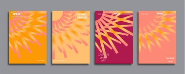 Yaratıcı renkli kapak. Kapak tasarımı.