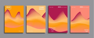 Yaratıcı renkli kapak. Kapak tasarımı.