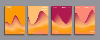 Yaratıcı renkli kapak. Kapak tasarımı.