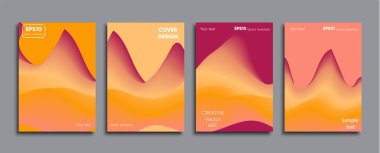 Yaratıcı renkli kapak. Kapak tasarımı.