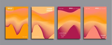 Yaratıcı renkli kapak. Kapak tasarımı.