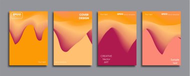 Yaratıcı renkli kapak. Kapak tasarımı.