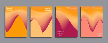 Yaratıcı renkli kapak. Kapak tasarımı.