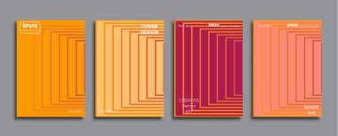 Yaratıcı renkli kapak. Kapak tasarımı.