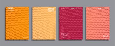 Yaratıcı renkli kapak. Kapak tasarımı.