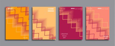 Yaratıcı renkli kapak. Kapak tasarımı.