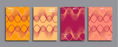 Yaratıcı renkli kapak. Kapak tasarımı.