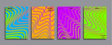 Yaratıcı renkli kapak. Kapak tasarımı.