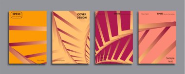 Yaratıcı renkli kapak. Kapak tasarımı.