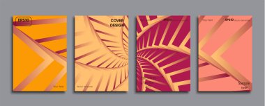 Yaratıcı renkli kapak. Kapak tasarımı.