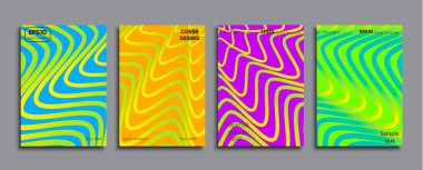 Yaratıcı renkli kapak. Kapak tasarımı.