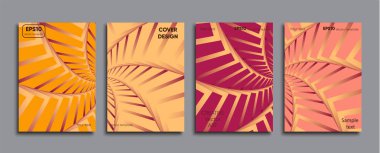 Yaratıcı renkli kapak. Kapak tasarımı.