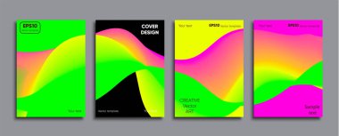 Yaratıcı renkli kapak. Kapak tasarımı.