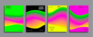 Yaratıcı renkli kapak. Kapak tasarımı.