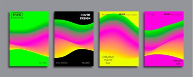 Yaratıcı renkli kapak. Kapak tasarımı.