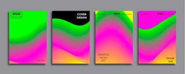 Yaratıcı renkli kapak. Kapak tasarımı.