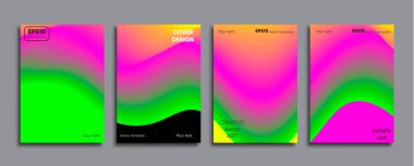 Yaratıcı renkli kapak. Kapak tasarımı.