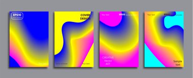 Yaratıcı renkli kapak. Kapak tasarımı.