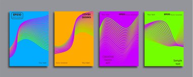 Yaratıcı renkli kapak. Kapak tasarımı.