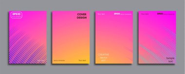 Yaratıcı renkli kapak. Kapak tasarımı.