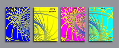 Yaratıcı renkli kapak. Kapak tasarımı.