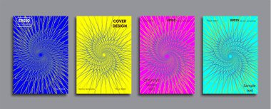 Yaratıcı renkli kapak. Kapak tasarımı.