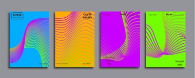 Yaratıcı renkli kapak. Kapak tasarımı.