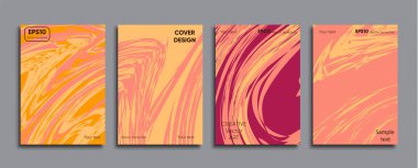 Yaratıcı renkli kapak. Kapak tasarımı.