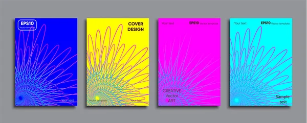 Yaratıcı renkli kapak. Kapak tasarımı.