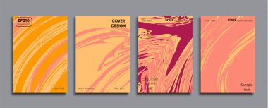 Yaratıcı renkli kapak. Kapak tasarımı.