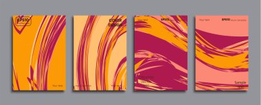 Yaratıcı renkli kapak. Kapak tasarımı.