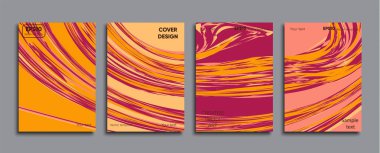 Yaratıcı renkli kapak. Kapak tasarımı.