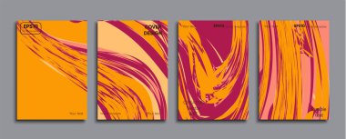 Yaratıcı renkli kapak. Kapak tasarımı.