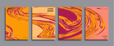 Yaratıcı renkli kapak. Kapak tasarımı.