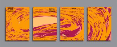 Yaratıcı renkli kapak. Kapak tasarımı.