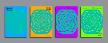 Yaratıcı renkli kapak. Kapak tasarımı.