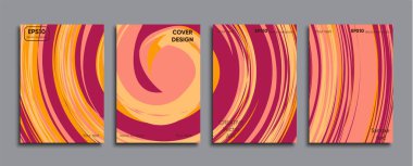 Yaratıcı renkli kapak. Kapak tasarımı.