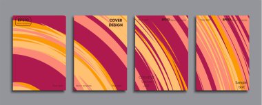 Yaratıcı renkli kapak. Kapak tasarımı.