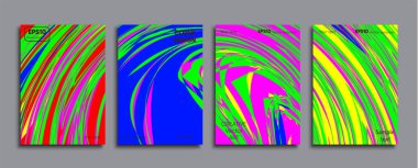 Yaratıcı renkli kapak. Kapak tasarımı.