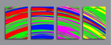 Yaratıcı renkli kapak. Kapak tasarımı.