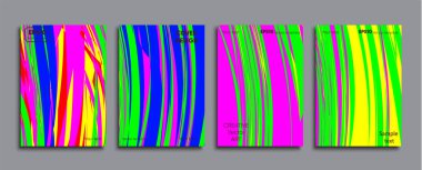 Yaratıcı renkli kapak. Kapak tasarımı.