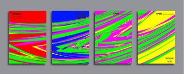 Yaratıcı renkli kapak. Kapak tasarımı.