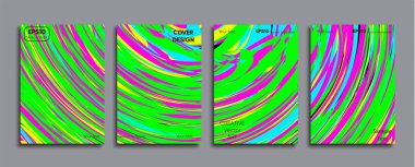 Yaratıcı renkli kapak. Kapak tasarımı.