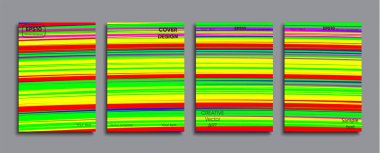 Yaratıcı renkli kapak. Kapak tasarımı.