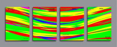 Yaratıcı renkli kapak. Kapak tasarımı.
