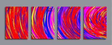 Yaratıcı renkli kapak. Kapak tasarımı.