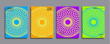 Yaratıcı renkli kapak. Kapak tasarımı.