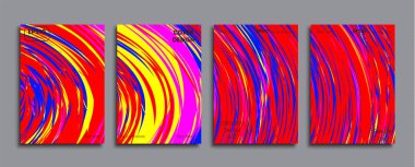 Yaratıcı renkli kapak. Kapak tasarımı.